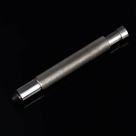 Crown Winder Tool For Mechanical Watches Hand Operated Winding Repair Kit shown with metal construction against black background