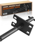 Gimbal bearing puller and installer tool for Mercruiser/Volvo marine engines; heavy-duty carbon steel, black finish.