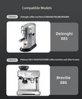 51mm Silicone Steam Ring Replacement for Espresso Machines compatibility chart with Delonghi EC885 and Breville 880