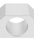 Heavy Duty Aluminum Nut Housing For SFU2005 And SFU2010 Ball Screw 20mm Fit DSG20H One Piece Replacement Bracket front view