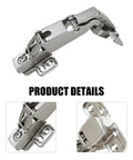 Heavy Duty 175 Degree Hydraulic Closet Door Hinges With Silent Damping For Wardrobe And Cabinet Doors Concealed Soft Close Hinge