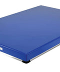 Pro Grade Electric Hydraulic Lift Table With 36 By 84 Inch Platform And 4000 Pound Heft crafted as a rock solid shop workhorse, blue platform.