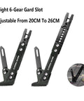 Adjustable Motorcycle Kickstand With Non Slip Foot Pad Side Parking Stand For Electric Motorcycles Fits Most Models No Fuss Easy Install Lowering Bracket For Smooth Ground Clearance Durable Black, adjustable from 20cm to 26cm