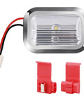 Refrigerator LED Light Module With Chrome Frame For Whirlpool KitchenAid JennAir, Easy Swap Replacement Fits W11462342