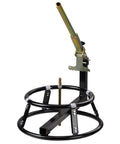 Heavy Duty Motorcycle Tire Changer Stand For 16 To 21 Inch Dirt Bikes Bead Breaker Included Portable Tire Change Tool For Dirt Bike Motocross Garage Use Built To Last with bead breaker visible.