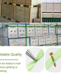 Heavy-Duty Strapping Tape Rolls And Flat Woven Fiber Rope Kit securing boxes with green PET strapping and reliable quality features