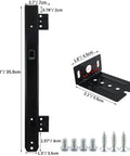 1 Pair Soft Close Drawer Slides For Under Desk Keyboard Tray Rails Built To Last 14 Inch Side Mount Heavy Duty Cabinet Glides Ball Bearing Full Extension Kitchen Cabinet Rails 100 Lb Capacity, black 14-inch slide and mounting bracket with screws