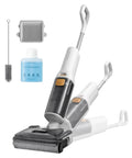 All In One Cordless Vacuum Mop For Hard Floors With 20000Pa Suction Wet Dry Cleaning Edge To Edge Self Cleaning Electric Mop With 180 Degree Lie Flat shown with accessories