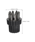 Ten Piece Steam Cleaner Brush Head Replacement Kit Featuring Heavy Duty Copper And Steel Bristles, 2.9cm x 3.9cm, suitable for scrubbing grime.