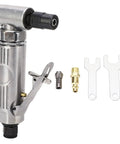 Heavy Duty 90 Degree Air Die Grinder With A Solid Zinc Alloy Body Hitting 20000 Rpm, includes attachments and accessories.