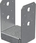 ZMAX Galvanized Adjustable Post Base For 4x4 Lumber with flexible anchor slot and built tough standoff design for outdoor use.