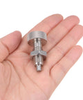 Heavy Duty Stainless Steel Spring Plunger With Knurled Handle Delivering Smooth Retractable Action And M10 X 1.5 Threads for gear maintenance in hand.
