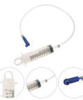Heavy Duty Manual Fluid Extraction Pump For Automotive Engine Oil Transfer Tool with durable tube for easy fluid transfer.