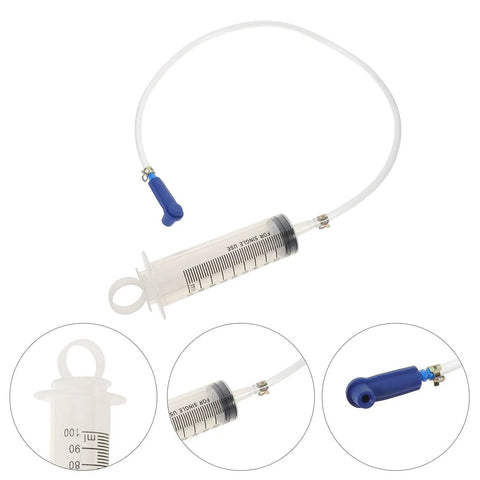 Heavy Duty Manual Fluid Extraction Pump For Automotive Engine Oil Transfer Tool with durable tube for easy fluid transfer.