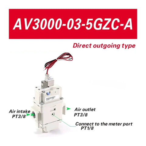 AV2000 AV3000 AV4000 Slow Start Valve 5DZB 5GZB 5GZC A Quiet Soft Starter For Air Pneumatic Systems Reliable Control