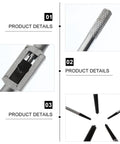 Must-Have Vicasky 11-Piece Broken Bolt Extractor Set With High-Speed Steel Screw Remover Tools For Stripped, Rounded-Off Bolts And Rusty Metal Jobs That Are Total Game Changers. close-up of high-speed steel extractors