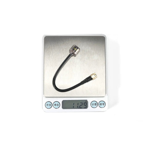 Two Pack 150mm FPV Antennas Osprey LHCP RP SMA 5.8 GHz 2.82 dBi Antenna Set For HD Racing Drones on digital scale