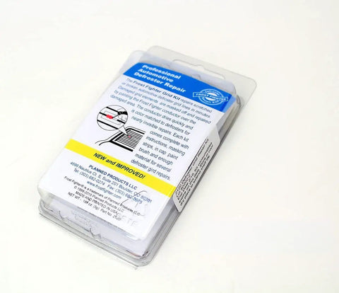 Rear Window Defroster Grid Repair Kit DIY Easy No Fuss Fix For Failing Defogger Lines Color Matched To Most Grids, in packaging.