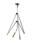 Beefy Tripod Sprinkler With 125 Ft Coverage 360 Degree Range Adjustable Height 48 To 72 Inches Long Range Irrigation Sprinkler