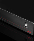Kickass 20 Amp Power Conditioner With Non Sacrificial Surge Protection For Home Audio and Hi Fi Rigs close-up view with power switch