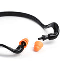 Soft Banded Silicone Reusable Ear Plugs Pack Of 10 For Sleep And Noise Reduction NRR 22dB SNR 27dB Hearing Protection