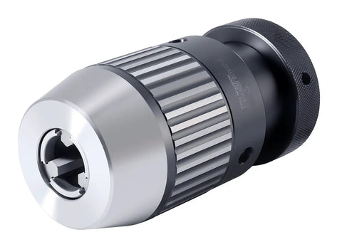 Keyless Drill Chuck 1/32 To 3/4 Inch Capacity Jacobs Taper 3JT, Ultra Precise 0.0048 In TIR, Quick Hand Tightening For Fast Bit Changes, Ideal For Drill Presses And Milling Machines