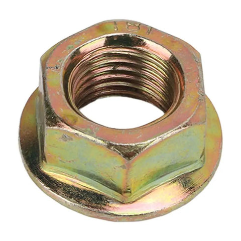 Heavy Duty M14 Nut And Washer Kit For Electric Bike Hub Motors With 14mm Shaft Fits Most E Bikes And Scooters Includes Cap Screws And Washer 500W To 5000W Universal Steel Construction For Peak Performance showing a single steel nut close-up