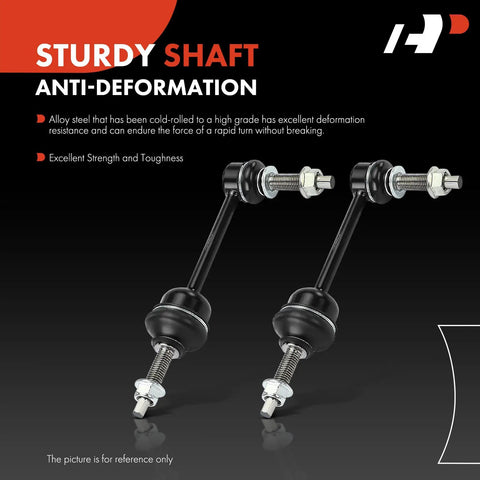 2 Front Sway Bar Links Stabilizer Kit For Ram 1500 2019 2024 Bolt On Upgrade With Durable Front Stabilizer Links