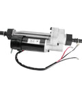 24V 350W Electric Transaxle Motor With 21.67 To 1 Gear Reduction for DIY projects, shown from side angle with wires