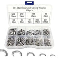 Heavy Duty 480 Piece Stainless Steel Flat Washers Set For Screws And Bolts All Purpose Plain Metal Washers Built To Last Corrosion Resistant Gaskets And Spacers Wide Compatibility With Fasteners M2-M12 organizer case