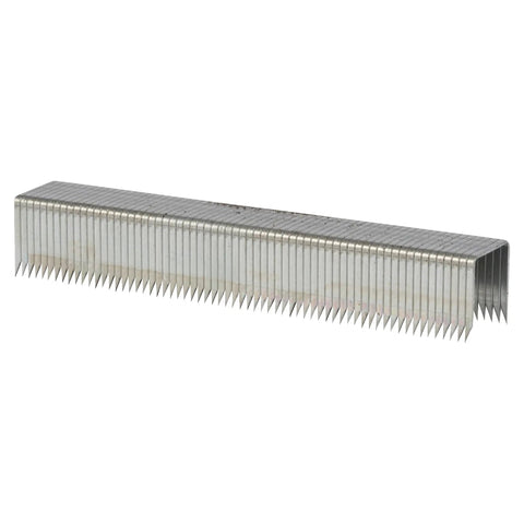 Pro Shop Heavy Duty Wide Crown Staples For Staple Guns Built Tough To Crush Upholstery Roofing Housewrap And Daily DIY Craft Jobs 9/16 Inch Legs 1/2 Inch Crown 1000 Count Box, steel staples showing precision tips.