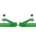 Two Pack Universal Tractor Bucket Edge Protectors For Most Loaders, Built Tough On Heavy Duty Steel With Durable Green Powder Coating