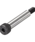 Heavy Duty Alloy Steel Hex Socket Shoulder Bolts Kit, One And A Quarter Inch Shoulder Length, One Quarter Inch Shoulder Diameter, Thread Size Ten Twenty Four, High Strength Wear Resistant Corrosion Resistant, Stripper Bolts For High Torque Tightening, 10, close-up view