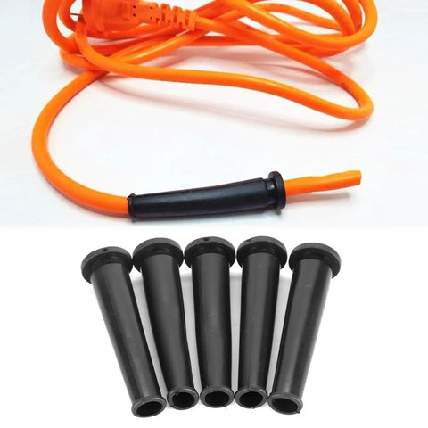 10 Pack Rubber Cable Sleeve Protective Strain Relief For Power Tools And Cutting Machines Wire Protection Guard 70mmx8mm