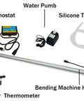 IntXanth 70.87 Inch Acrylic Plastic Heat Bending Machine, 2000W Strip Heater parts including thermostat, water pump, heater components