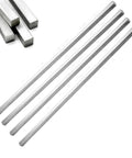 Four Pack One Quarter Inch Square Stainless Steel Key Stock Bar Stock Twelve Inch Cold Drawn Plain Finish For Cutting And Welding DIY Projects