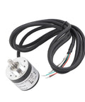 Two Phase AB Quadrature Encoder 600P/R Magnetoelectric, 6mm Shaft, 5V-24V Power, Ultra High Precision for CNC Robotics and Motion Control