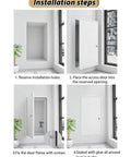 Installation steps for Heavy Duty Wall Access Panel For Drywall Plumbing Inspection Door Flush Mount Aluminum Hvac Service Hatch 24X60.