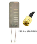 2.4GHz 5.8GHz PCB Yagi Directional Antenna for FPV UAV Drone with SMA Male connector, slim PCB design