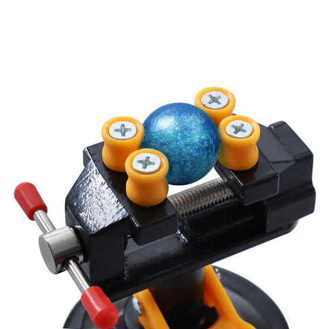 Universal Mini Suction Vise Clamp With 360 Degree Rotation For Drill Press Table Or Bench Must Have Clip On Vise With Suction Base