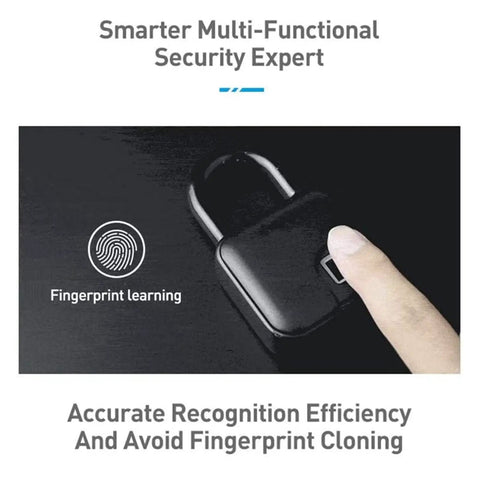 Fingerprint sensor padlock in use for secure access on smart lock with fingerprint learning feature. Lock Down Your Gear With This 10 Pack Smart Fingerprint Padlock Set Built Tough For Waterproof Keyless Entry On Suitcases Gym Lockers And Front Doors Smooth Finger Scan Access Ditch Heavy Keys For Peaceful Sleep Night And Day.
