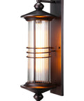 Large 23 Inch Outdoor Wall Lantern With Classic Gas Lamp Vibe, Industrial Exterior Light Fixture, E26 Base Up To 60W, Oil Rubbed Bronze