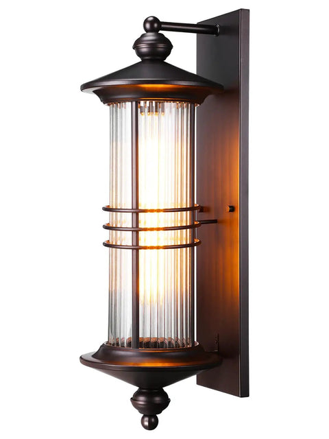 Large 23 Inch Outdoor Wall Lantern With Classic Gas Lamp Vibe, Industrial Exterior Light Fixture, E26 Base Up To 60W, Oil Rubbed Bronze