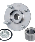 Front Wheel Bearing Hub Assembly For Ford Focus 2000 To 2011 Ready To Install With Four Bolts Four Lug And ABS Encoder Front Left Or Right