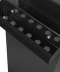 Close-up of Detachable Four Drawer Tool Chest With Large Storage Cabinet And Adjustable Shelf Lockable Rolling Tool Organizer