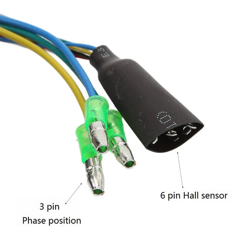 Nine Pin Motor Extension Cable for Electric Bicycles Copper and Plastic Construction High Performance 130CM Length Includes Male 9 Pin Connector Ebike Motor Conversion Cable for Reliable Power and Easy Upgrades