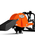 PTO Powered 3 Point Hydraulic Stump Grinder For 35 To 60 HP Tractors With 24 Inch Cutting Wheel And 16 Carbide Teeth Model TSG61