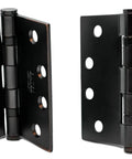 Heavy Duty Steel Door Hinges With Ball Bearings Pack Of 6 4 By 4 Inches Oil Rubbed Bronze Finish Reversible Left Or Right Hand