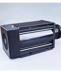 Rock Solid Heavy Duty Cnc Spindle Motor Boasting Rapid Air Cooling That Yanks Serious Torque For Effortless Metal And Plastic Milling Projects On Any Shop Bench Or Garage Setup At 2480Rpm, side view of air cooled spindle.