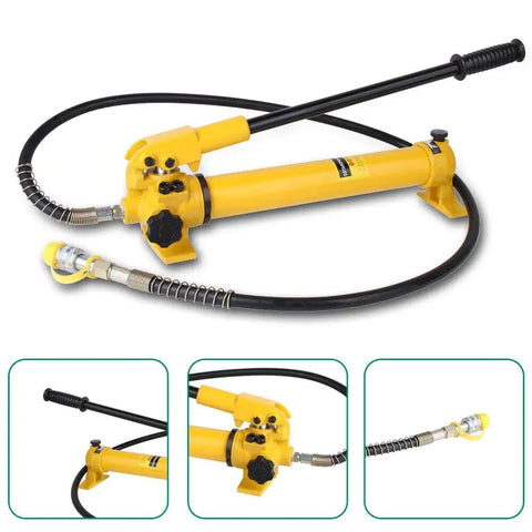 Kick Ass Manual Hydraulic Hand Pump 10000 Psi Rated With 350Cc Reservoir And Standard Npt Hookup A Slick Workhorse Built To Crush Porta Power Jobs Every Single Time